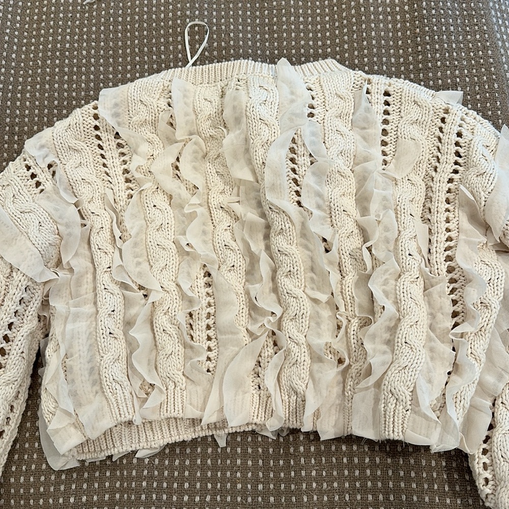 Zara Ruffled Sweater - Picture 4 of 5